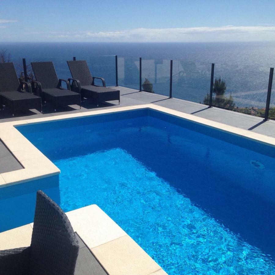 Villa Por Do Sol Estreito Da Calheta Exterior foto