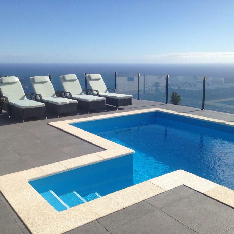Villa Por Do Sol Estreito Da Calheta Exterior foto